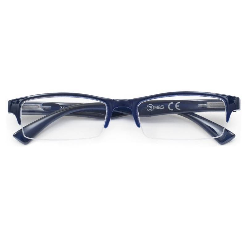 B&S Lesebrille READY READ.PLAST.NYL. BLUE +3.0 3PCS von B&S