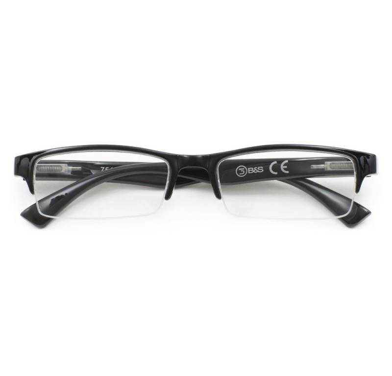 B&S Lesebrille READY READ.PLAST.NYL.BLACK +2.5 3PCS von B&S