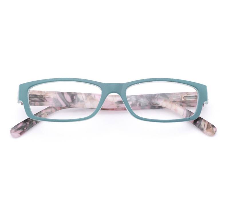B&S Lesebrille READY READER PLASTIC LIGHT BLUE FLORAL +2.0 von B&S