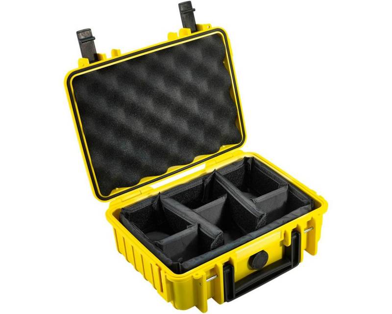 B&W International Koffer Outdoor Case Type 1000 mit Facheinteilung von B&W International