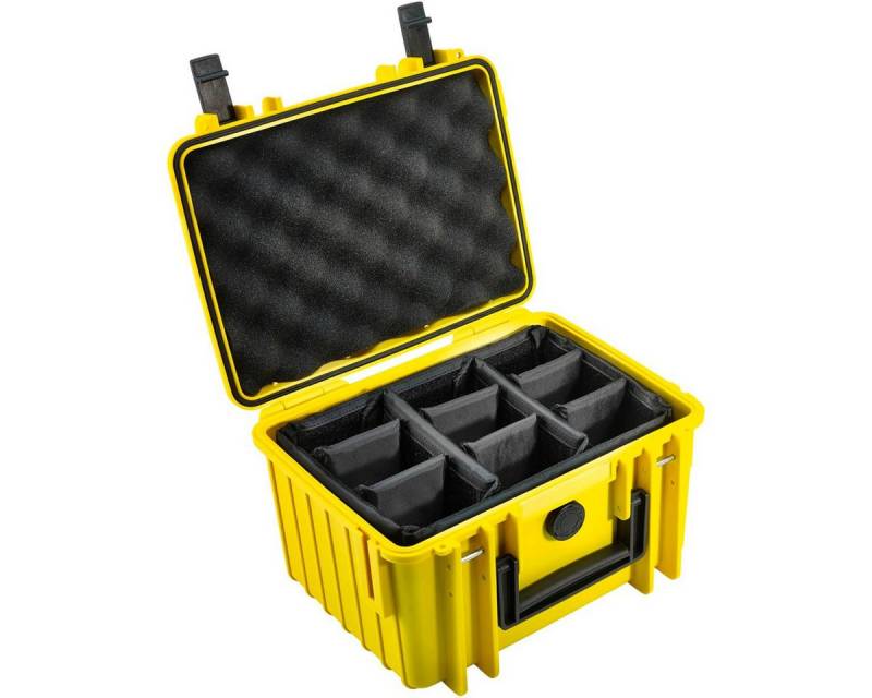 B&W International Koffer Outdoor Case Type 2000 mit Facheinteilung von B&W International