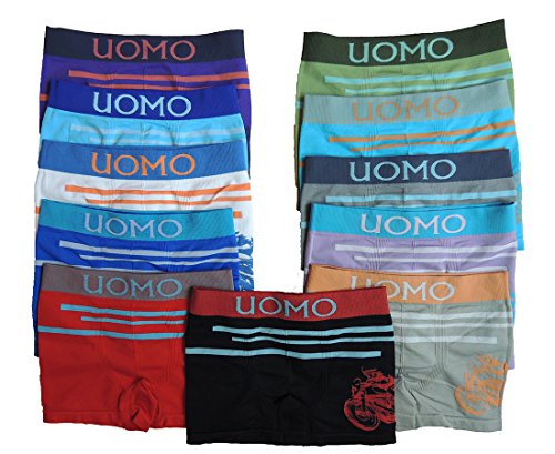 B&X Uomo 6 Stück Kinder Jungen Boxershorts Größe 80-164 (152-164) von B&X Uomo