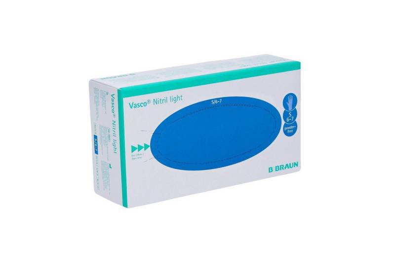 B. Braun Nitril-Handschuhe B. Braun Vasco® Nitril light Untersuchungshandschuhe, Karton von B. Braun