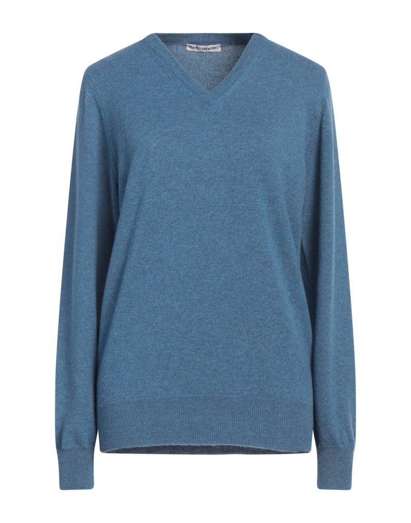 B.A. PRINTED ARTWORKS Pullover Damen Blaugrau von B.A. PRINTED ARTWORKS