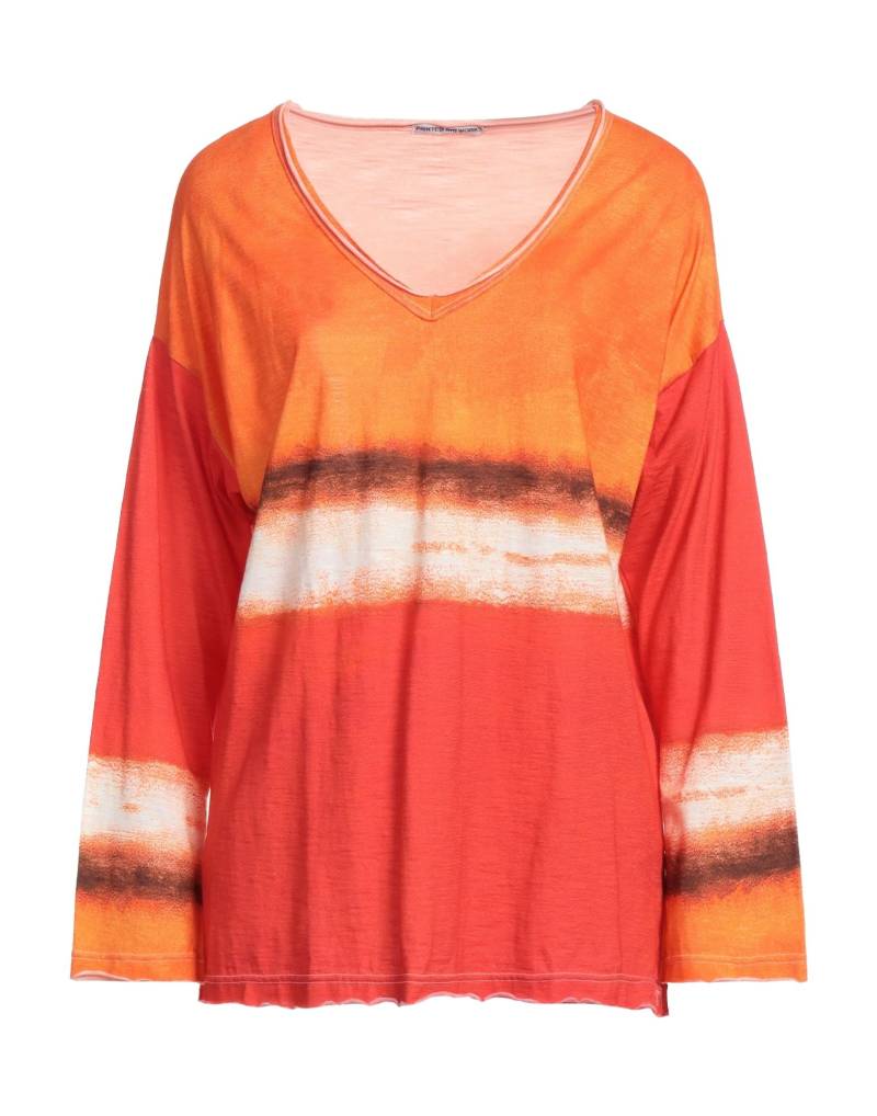 B.A. PRINTED ARTWORKS T-shirts Damen Orange von B.A. PRINTED ARTWORKS