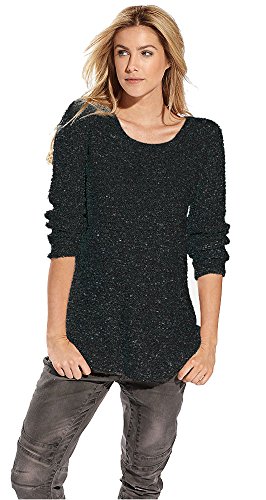 B.C. Best Connections Damen Rundhals Strick Pullover (38, Schwarz) von B.C. Best Connections