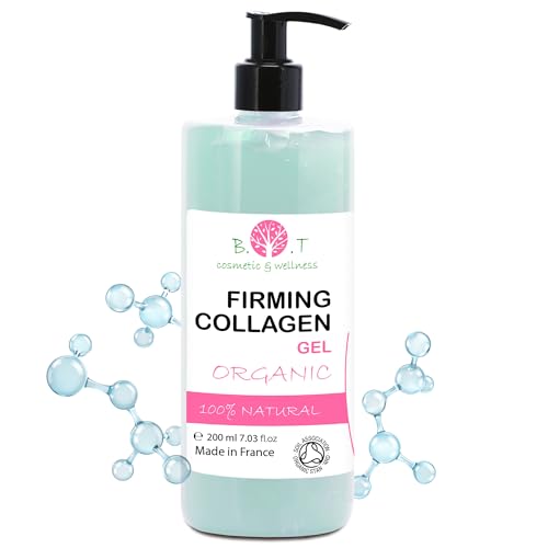 BIO-Active Marine Collagen Gel PREMIUM. Anti-Falten Männer & Frauen. Faltenfüller, Straffende Haut, Anti-Dehnungsstreifen Körper. Natürliche Anti-Aging-Körper- und Gesichtsbehandlung - 200 ml von B.O.T cosmetic & wellness