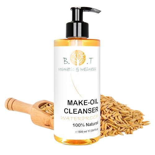 Wasserfestes Make-up-Entfernungsöl 100% natürlich, Öl: Reinigend, reinigend und feuchtigkeitsspendend. Entfernt Schmutz und Unreinheiten von der Haut in einem Schritt - 500 ml Wasserfestes Make-up-Entfernungsöl 100% natürlich, Öl: Reinigend, reinigend und feuchtigkeitsspendend. Entfernt Schmutz und Unreinheiten von der Haut in einem Schritt - 500 ml von B.O.T cosmetic & wellness