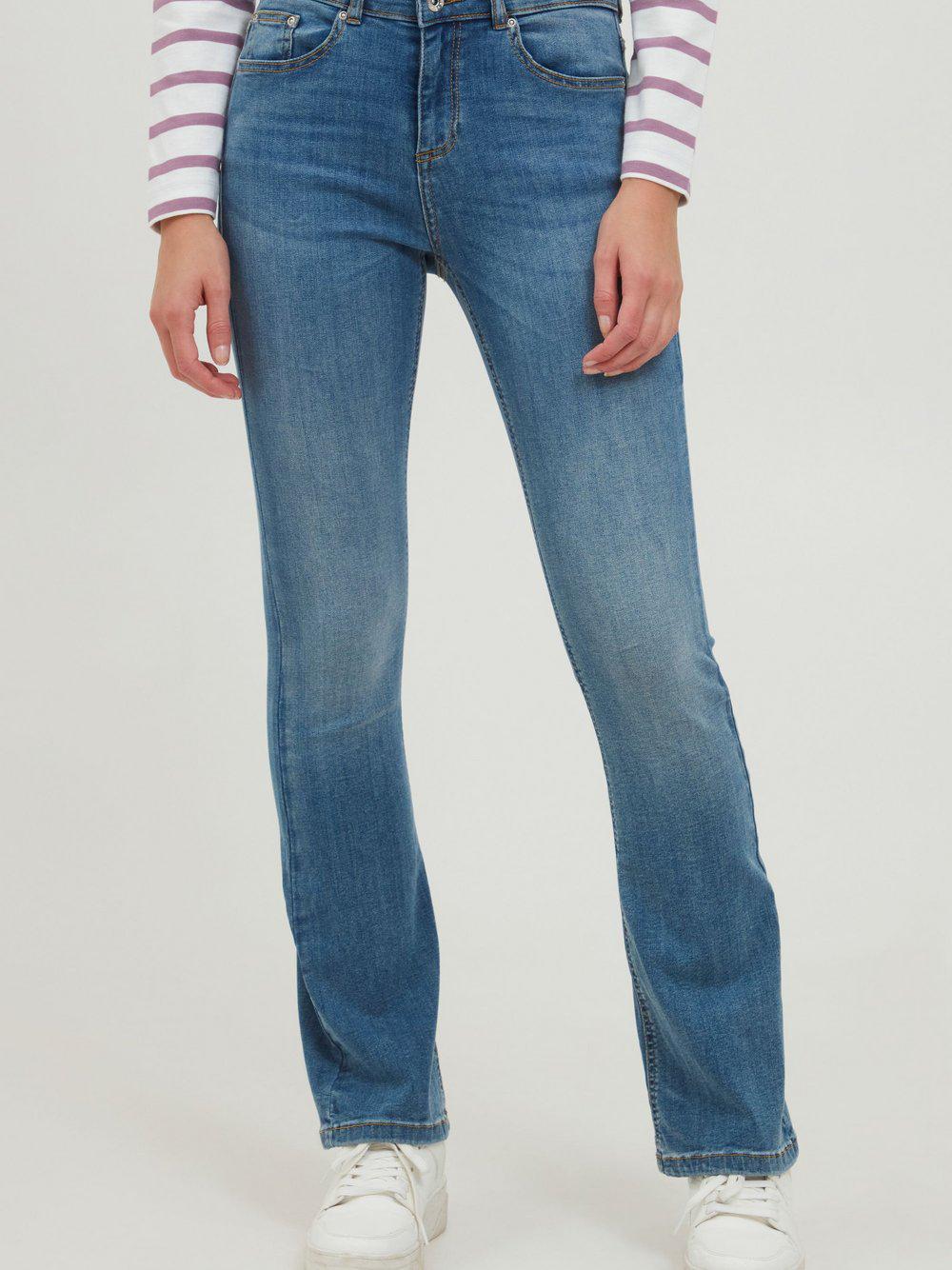 B.Young Bootcut-Jeans Damen Baumwolle, hellblau von B.Young