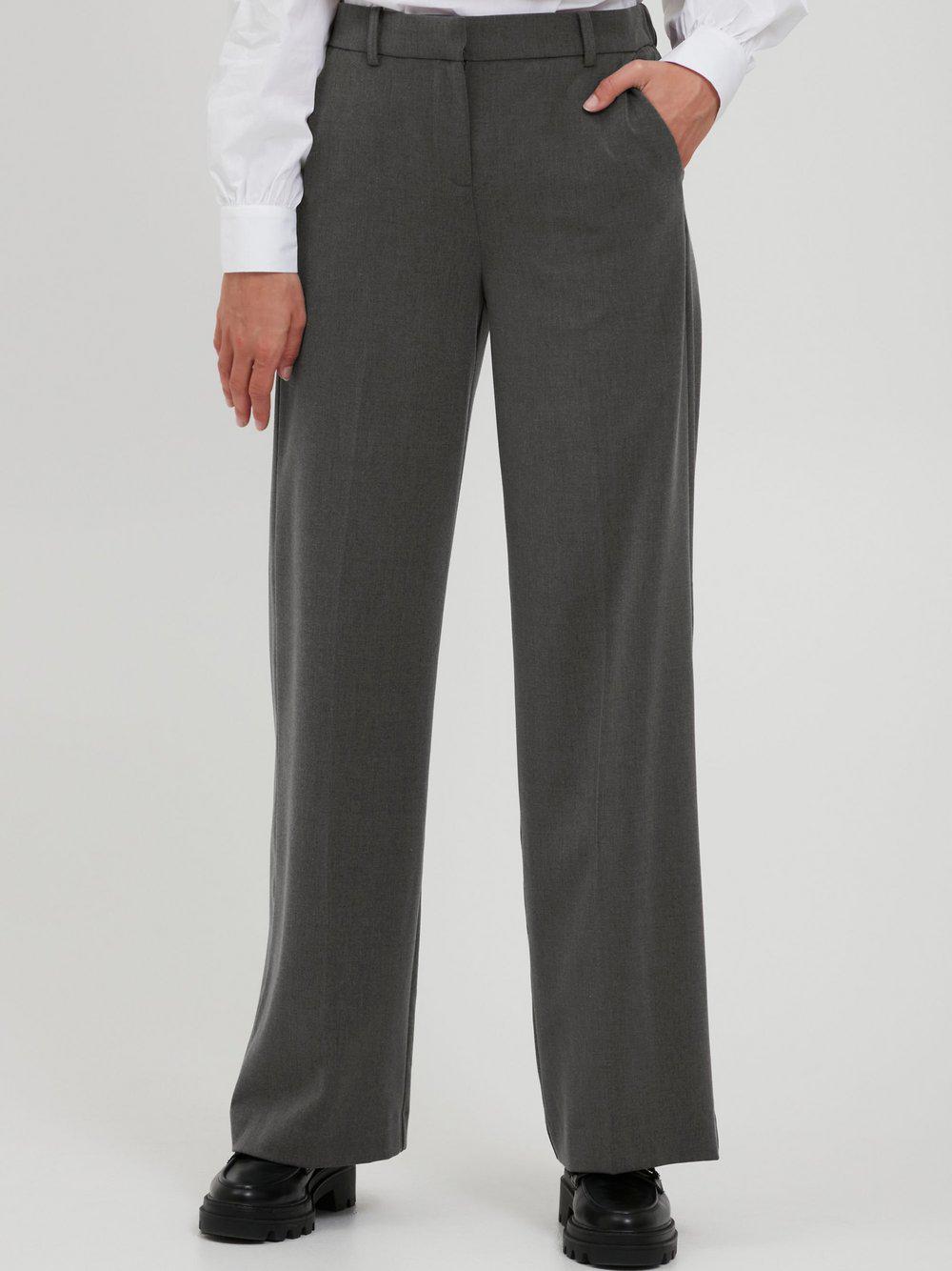 B.Young Bundfaltenhose Damen, grau von B.Young