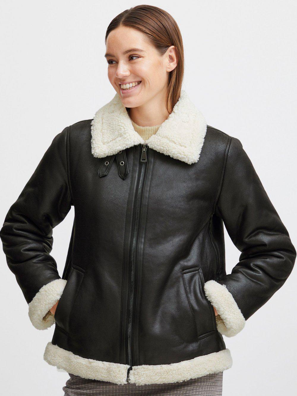 B.Young Kurzjacke Damen gemustert, schwarz von B.Young