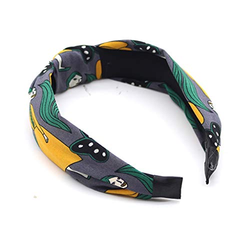 Dongdaemun Haarreif für kleine Mädchen mit Blumen in Korea, getöntes Haarband, Temperament, Wind, Urlaubsstil, geknotetes Haarband in der Mitte von B11ACCSDABV00XX