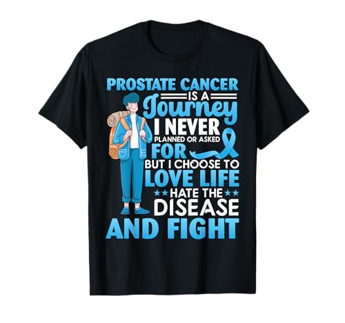 Man Warrior Love Life Hate The Disease Fight Prostatakrebs T-Shirt Man Warrior Love Life Hate The Disease Fight Prostatakrebs T-Shirt von B2Shop Prostate Cancer Awareness Month Warrior