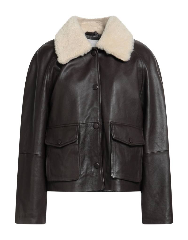 BA&SH Jacke & Anorak Damen Dunkelbraun BA&SH Jacke & Anorak Damen Dunkelbraun von BA&SH