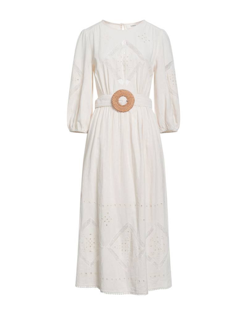 BA&SH Midi-kleid Damen Elfenbein BA&SH Midi-kleid Damen Elfenbein von BA&SH