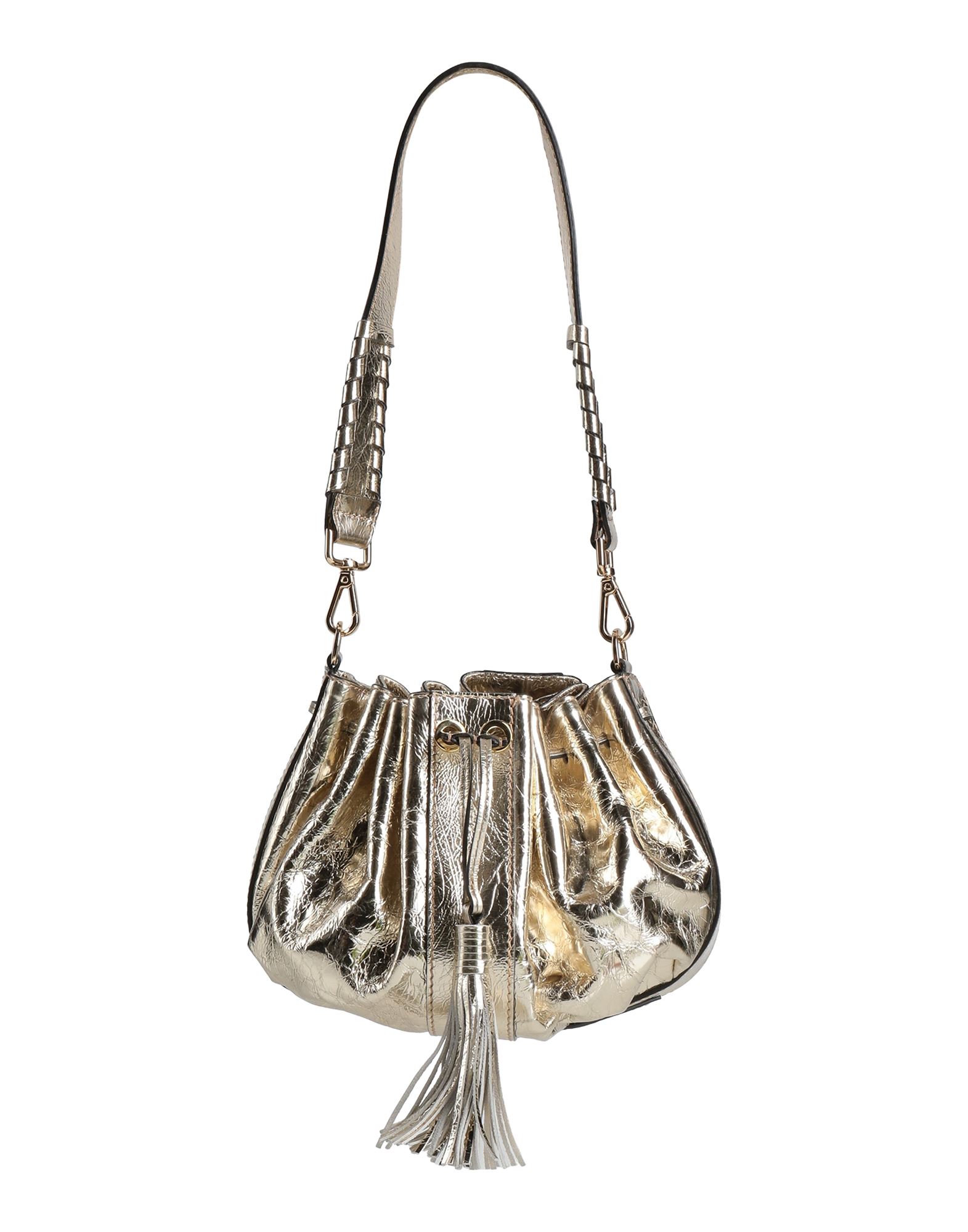BA&SH Schultertasche Damen Gold BA&SH Schultertasche Damen Gold von BA&SH