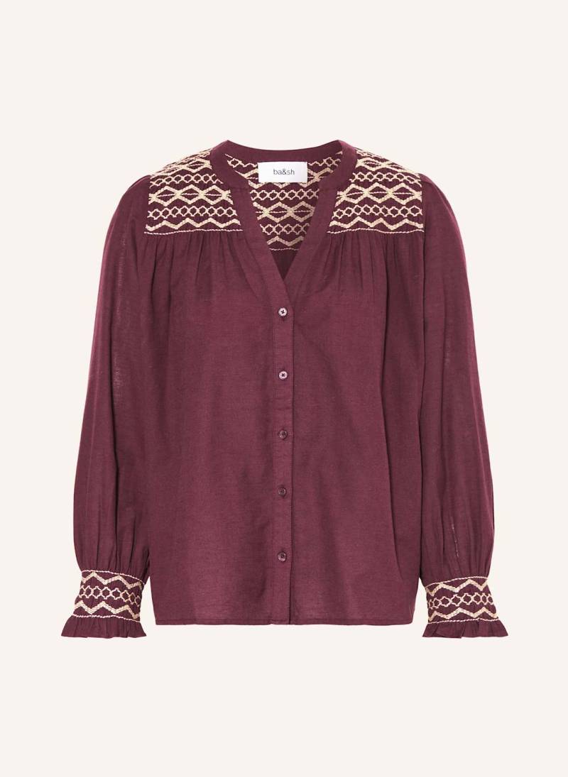 Ba&Sh Bluse Samantha Mit Stickereien rot von BA&SH
