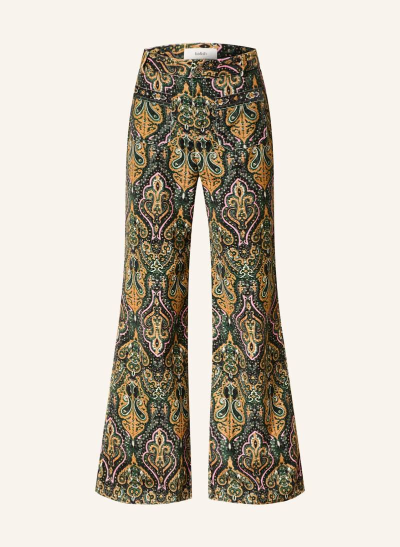 Ba&Sh Bootcut-Hose Swae Aus Samt gruen von BA&SH