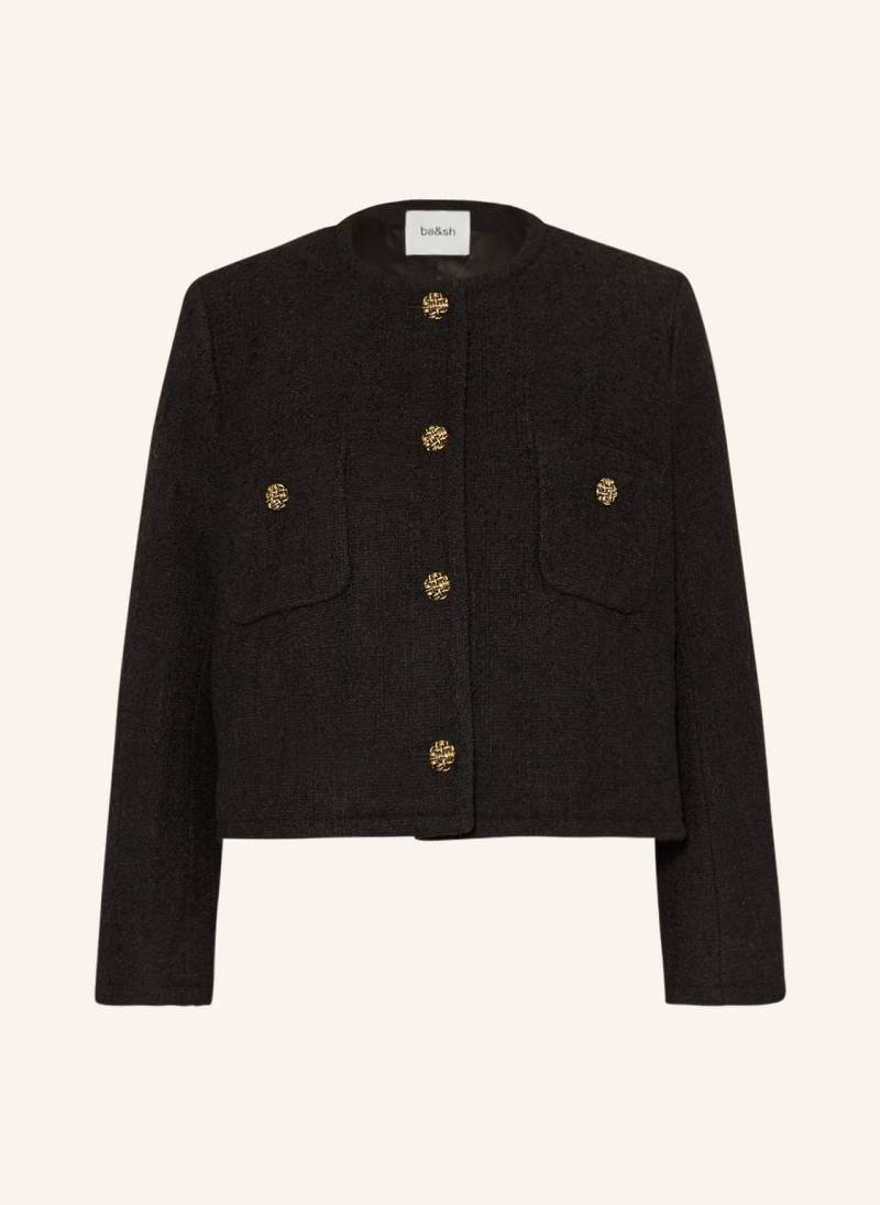 Ba&Sh Bouclé-Jacke Meredith schwarz von BA&SH