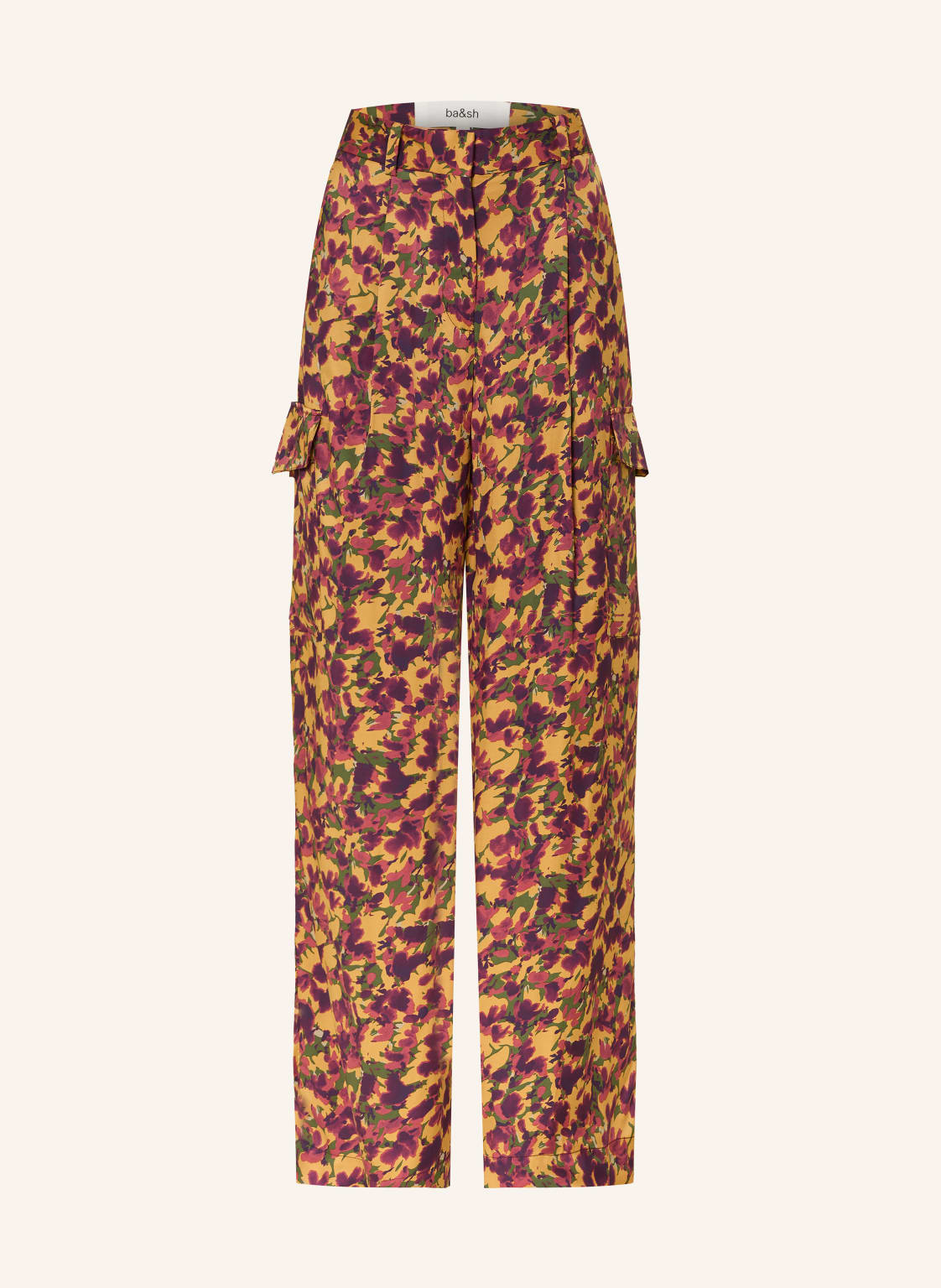 Ba&Sh Cargohose Nary Aus Satin gelb von BA&SH