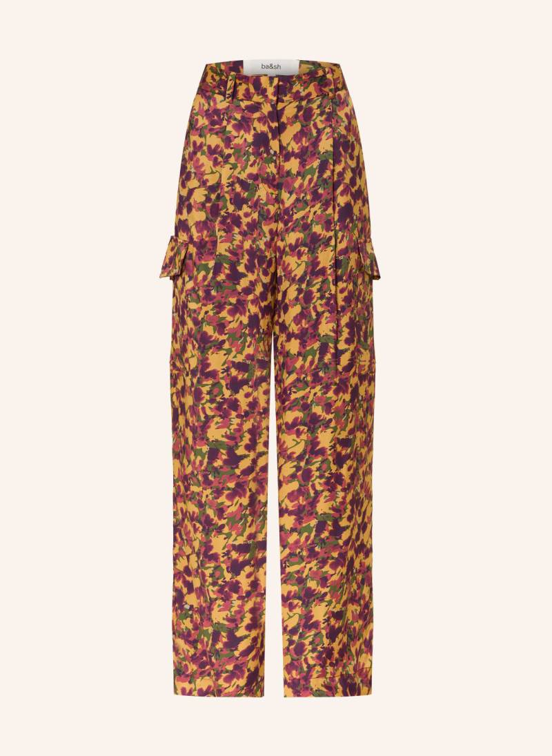 Ba&Sh Cargohose Nary Aus Satin gelb von BA&SH
