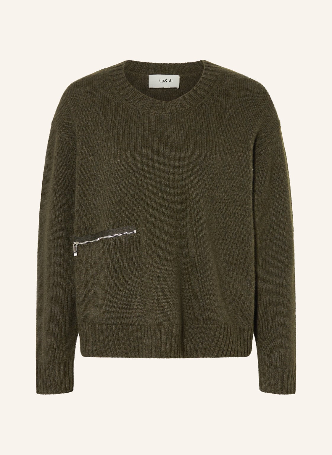 Ba&Sh Cashmere-Pullover Cesnik gruen von BA&SH