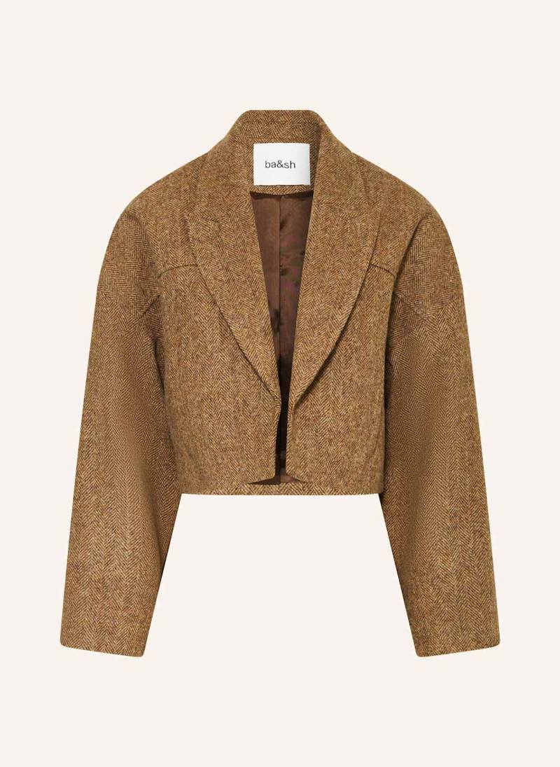 Ba&Sh Cropped-Blazer Camala braun von BA&SH