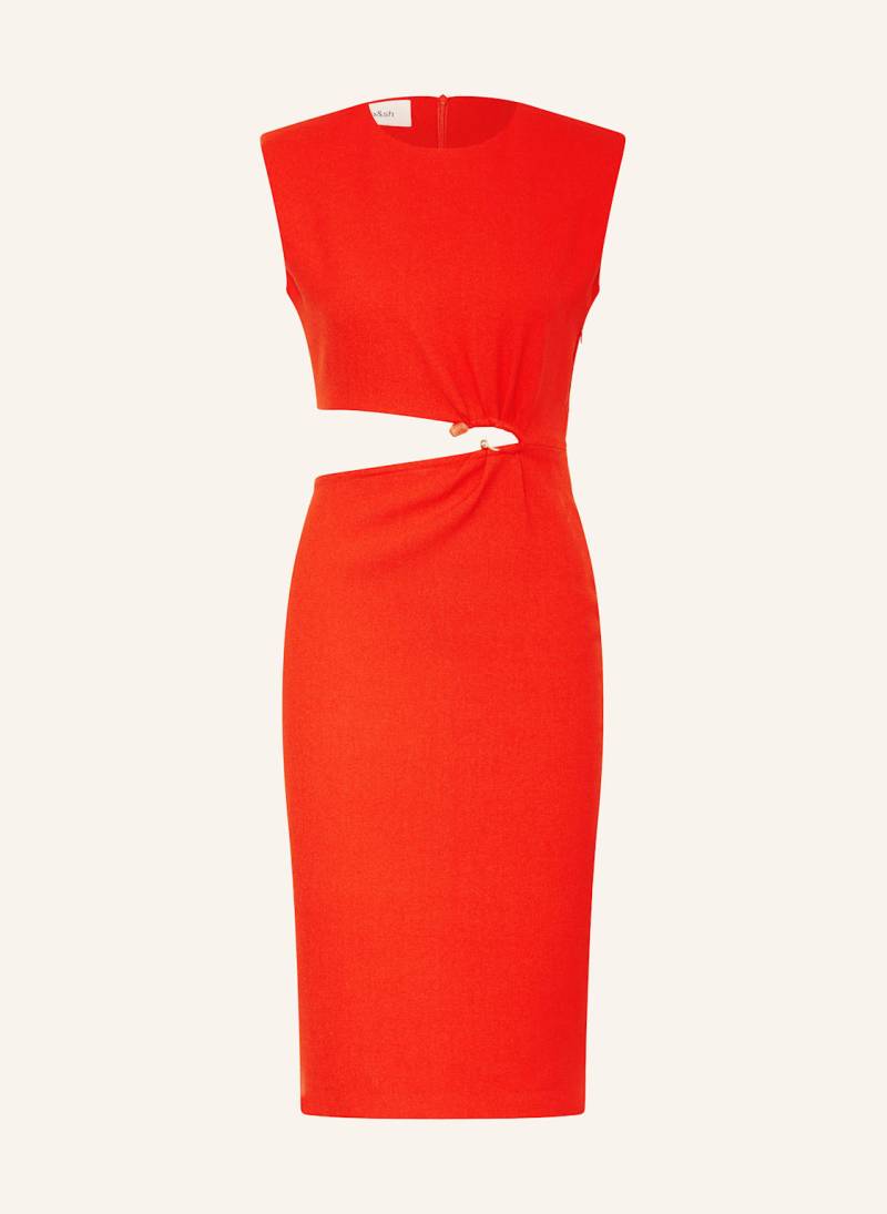 Ba&Sh Etuikleid Iris Mit Cut-Outs Und Schmucksteinen rot von BA&SH