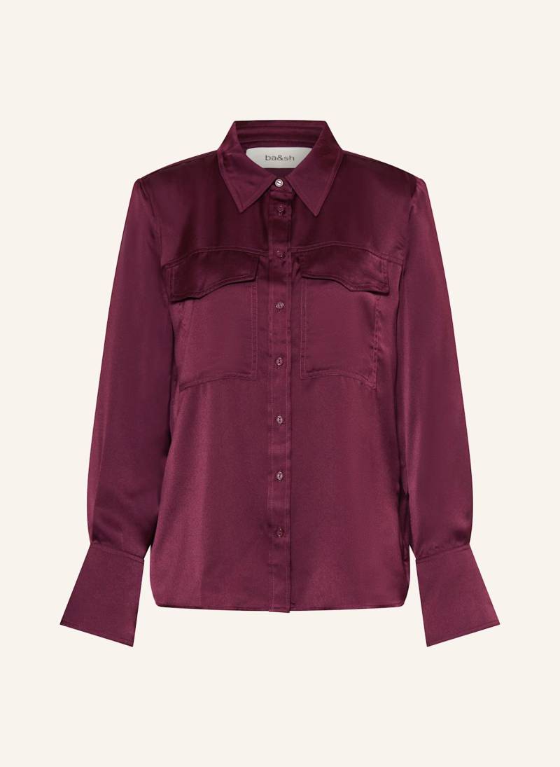 Ba&Sh Hemdbluse Canoli Aus Satin rot von BA&SH