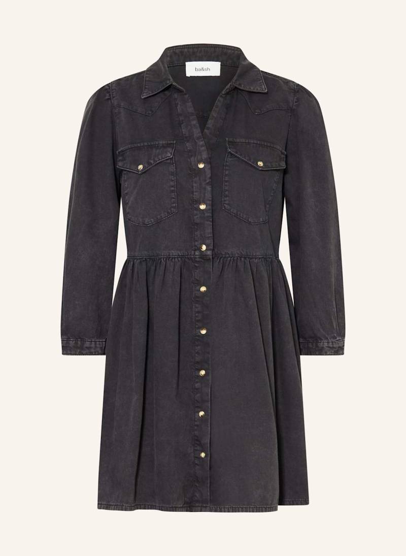 Ba&Sh Hemdblusenkleid Binona Mit 3/4-Arm schwarz von BA&SH