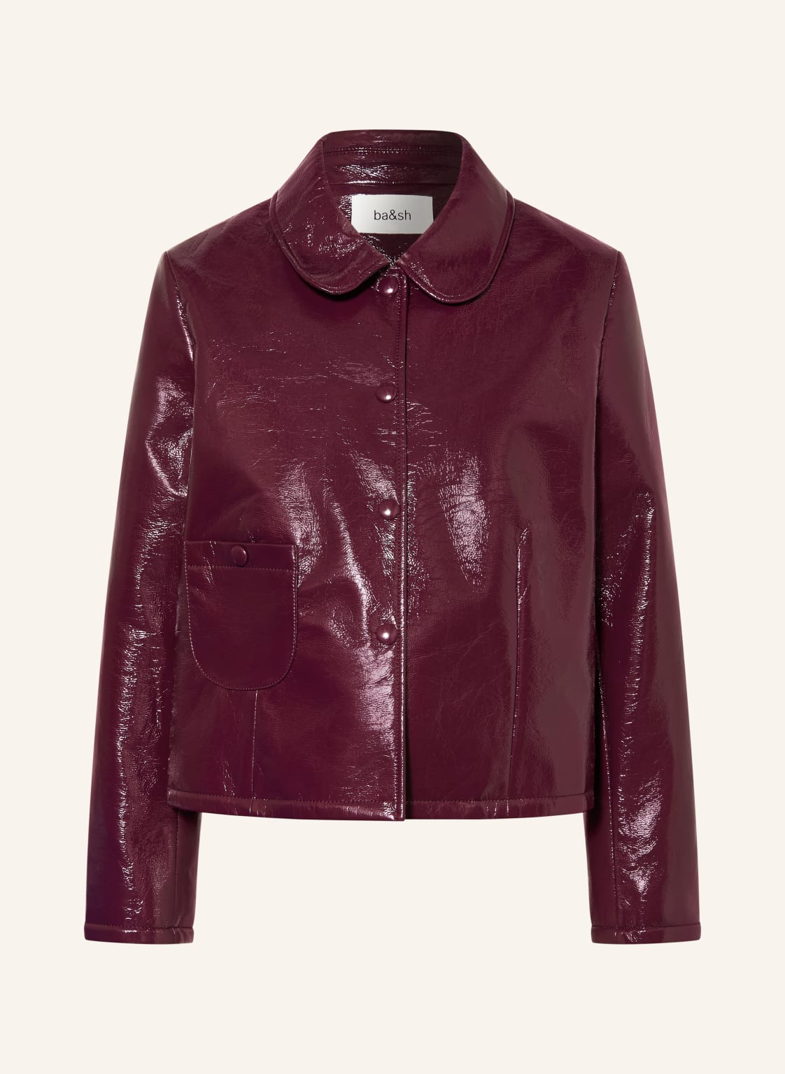 Ba&Sh Jacke In Lederoptik rot von BA&SH