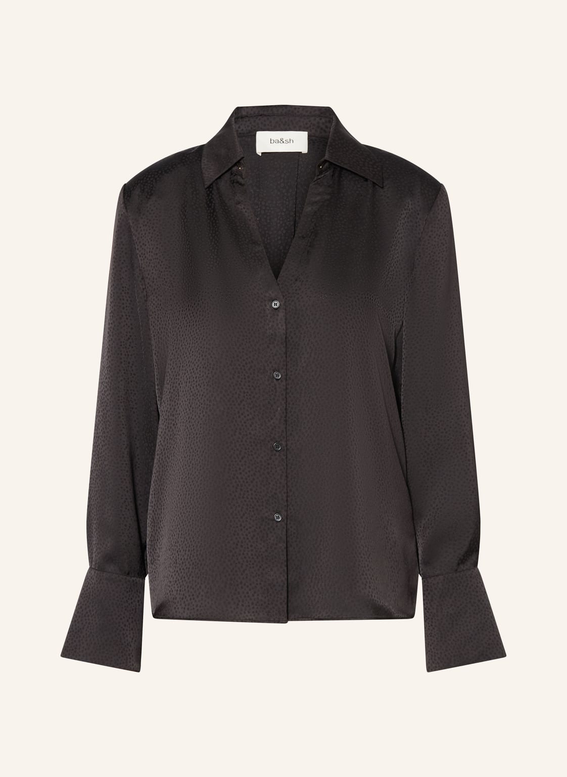 Ba&Sh Jacquard-Bluse Itsey Mit Schmucksteinen schwarz von BA&SH