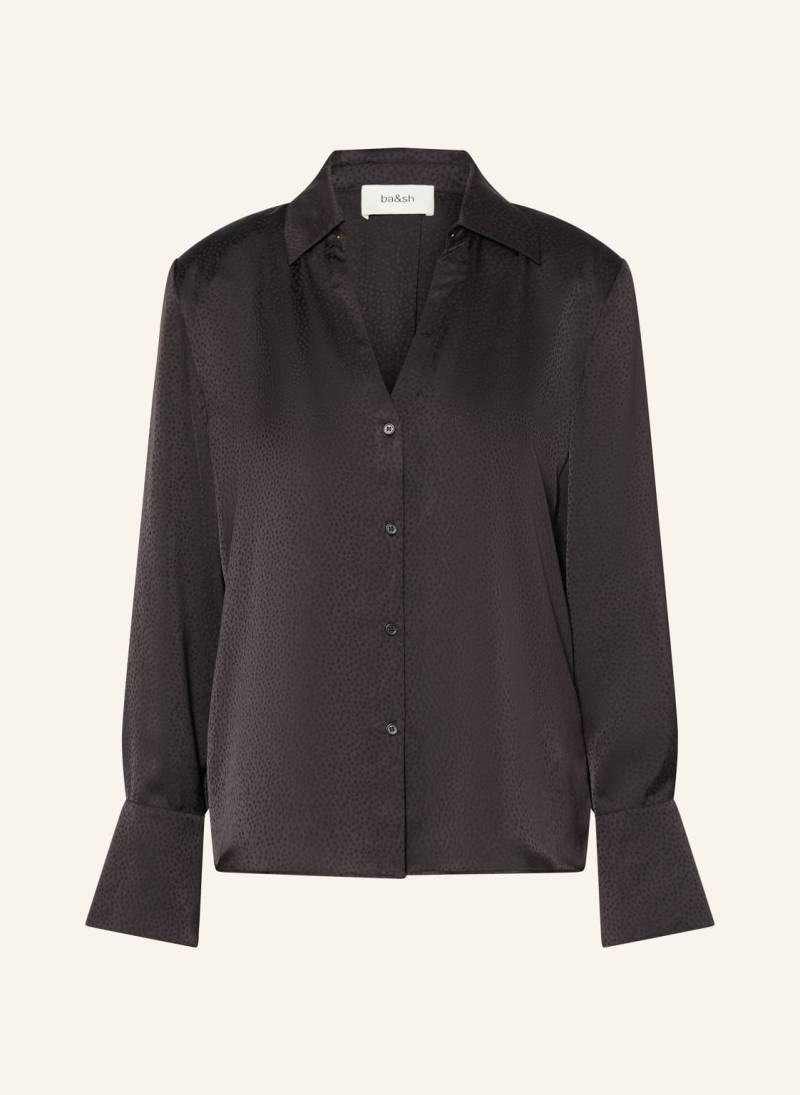 Ba&Sh Jacquard-Bluse Itsey Mit Schmucksteinen schwarz von BA&SH