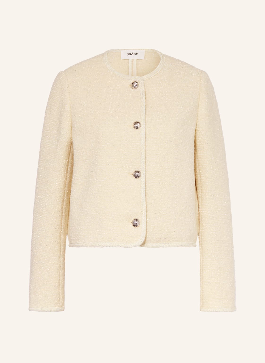 Ba&Sh Kastenjacke Ceredith Mit Pailletten beige von BA&SH