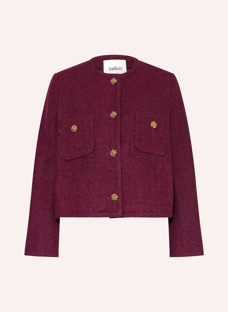 Ba&Sh Kastenjacke Meredith Aus Bouclé rot von BA&SH