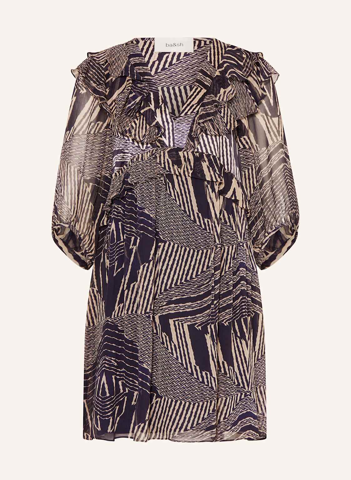 Ba&Sh Kleid Acacia Mit 3/4-Arm blau von BA&SH