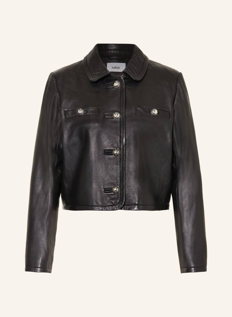 Ba&Sh Lederjacke Alexia schwarz von BA&SH