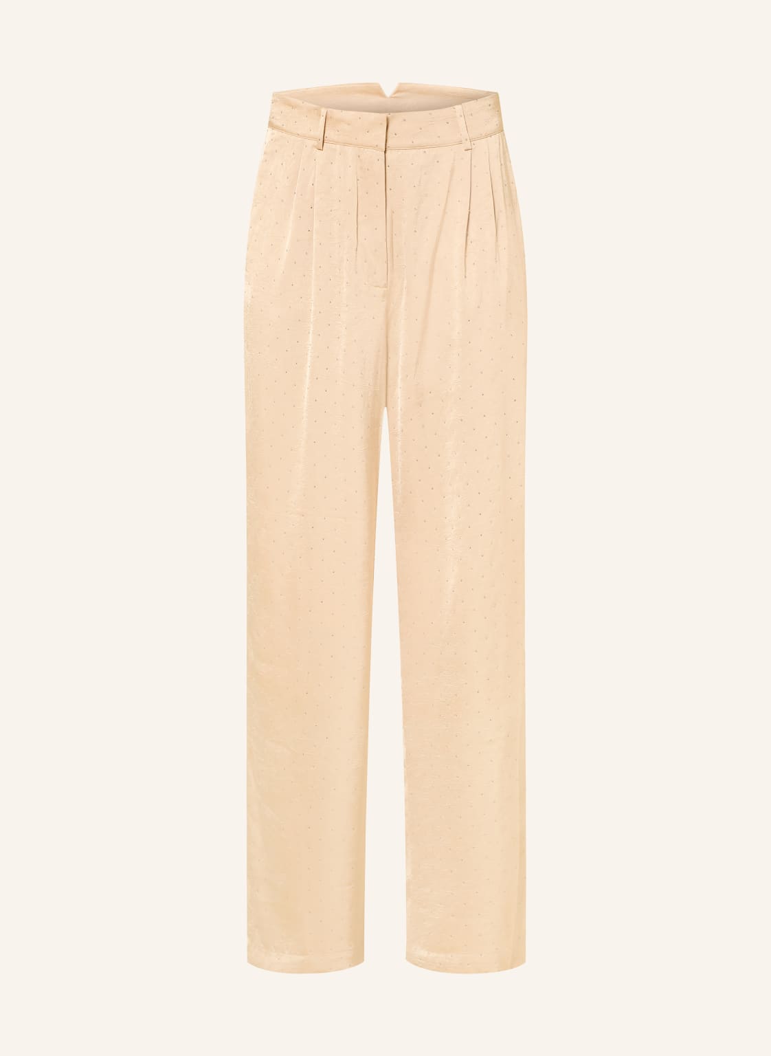 Ba&Sh Marlenehose Deloy Mit Schmucksteinen beige von BA&SH