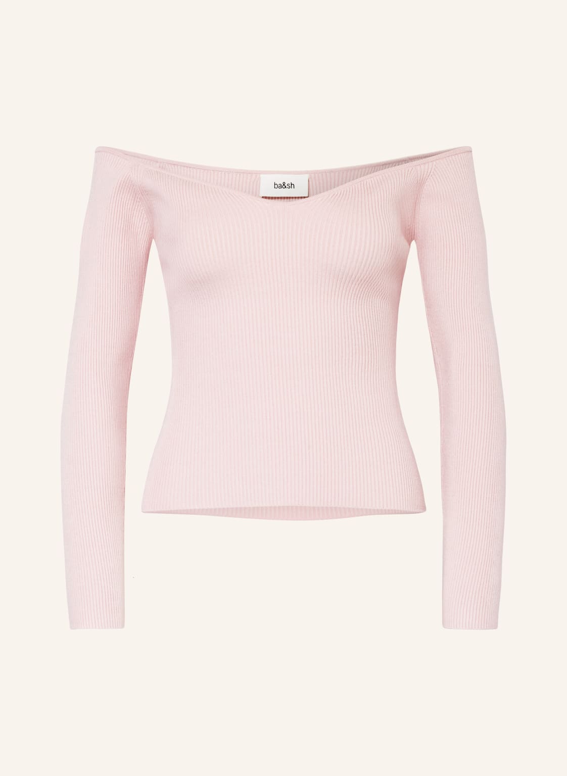 Ba&Sh Off-Shoulder-Shirt Owais pink von BA&SH