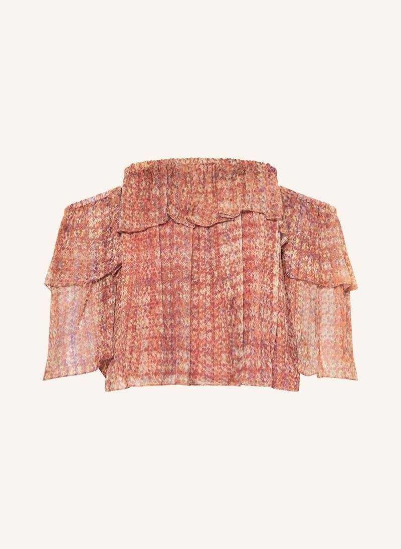 Ba&Sh Off-Shoulder-Top Rush Mit Rüschen pink von BA&SH