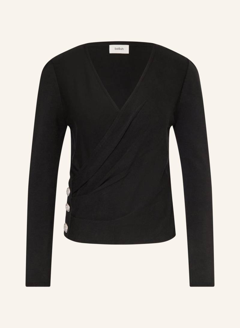 Ba&Sh Pullover Hugo Mit Schmucksteinen schwarz von BA&SH