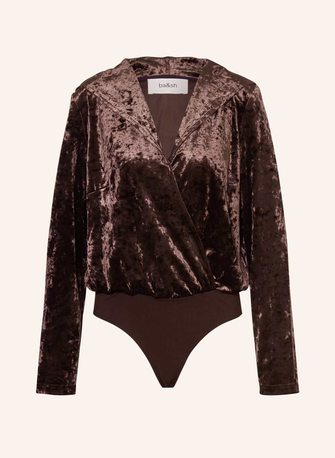 Ba&Sh Samt-Body Laia braun von BA&SH