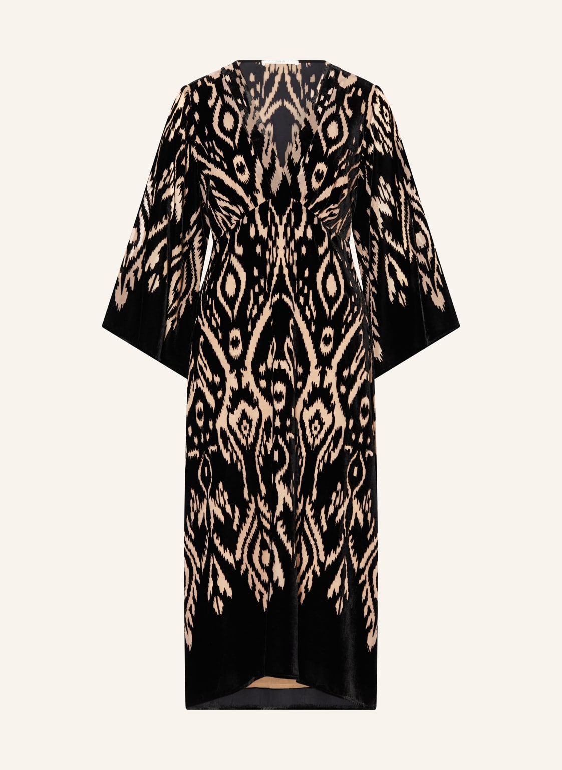 Ba&Sh Samtkleid Alba schwarz von BA&SH