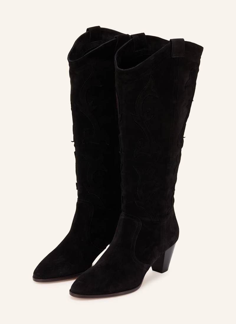 Ba&Sh Cowboy Boots Casey schwarz von BA&SH