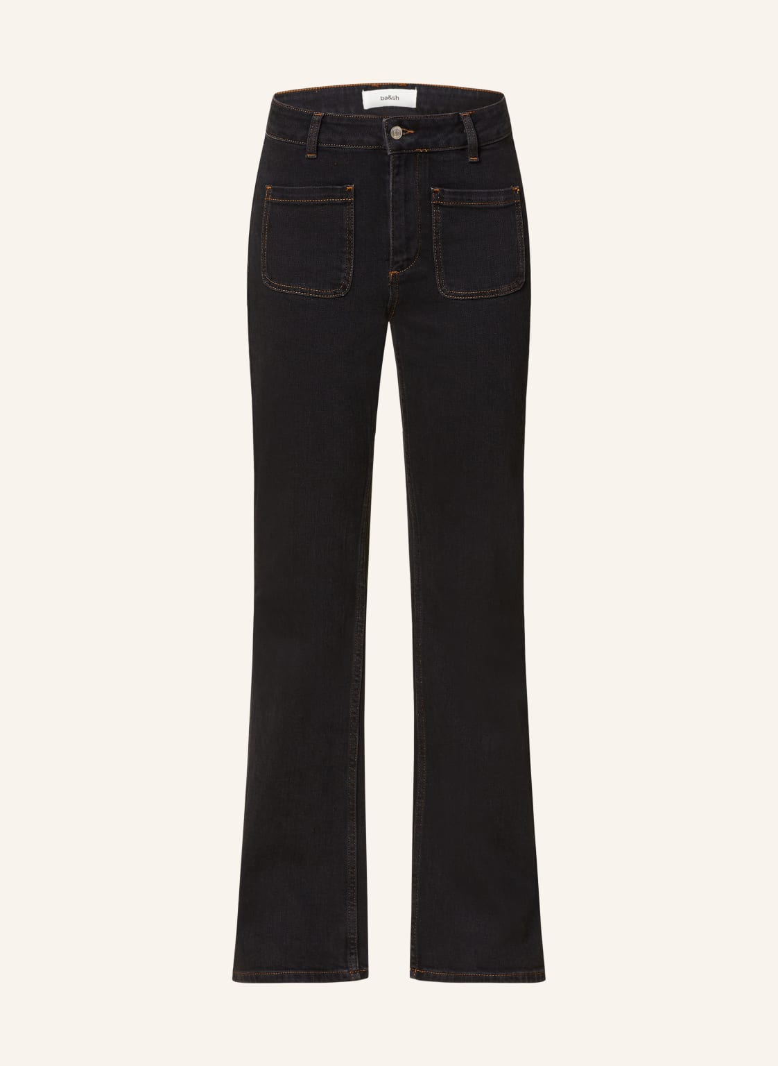 Ba&Sh Straight Jeans Ross schwarz von BA&SH