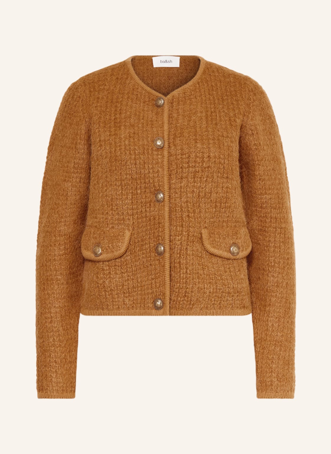 Ba&Sh Strickjacke Harry Mit Alpaka braun von BA&SH