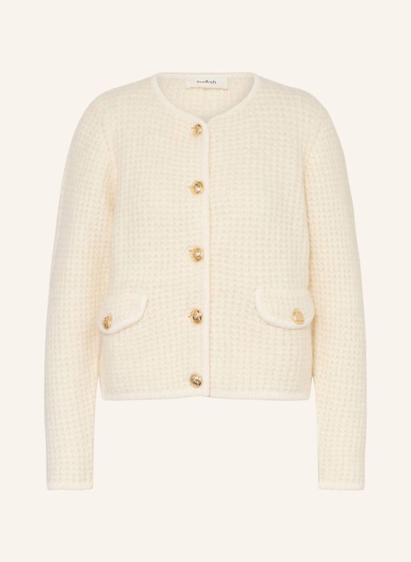 Ba&Sh Strickjacke Harry Mit Alpaka weiss von BA&SH