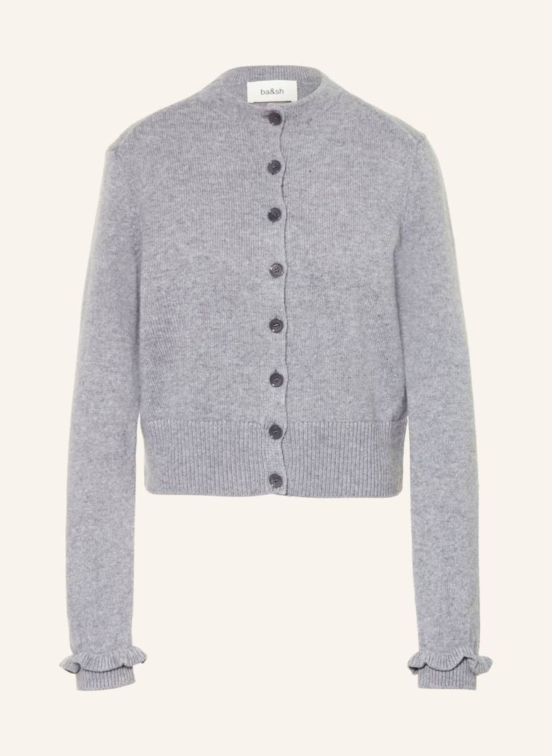 Ba&Sh Strickjacke Karante Mit Rüschen grau Ba&Sh Strickjacke Karante Mit Rüschen grau von BA&SH