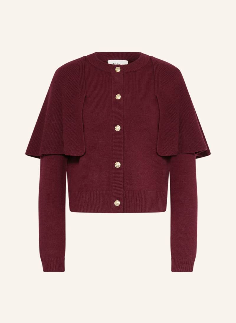 Ba&Sh Strickjacke Peggy Mit Volants rot von BA&SH