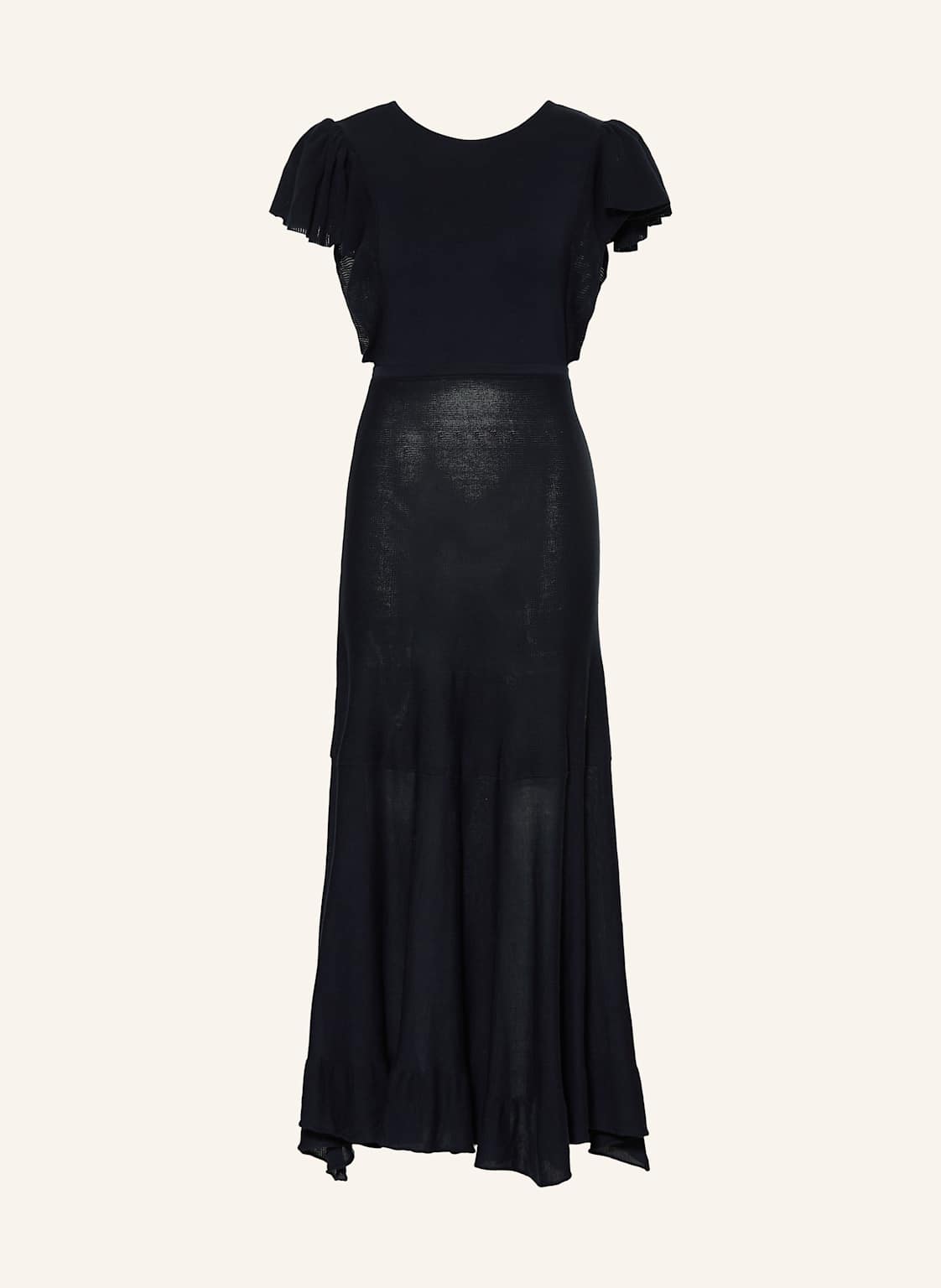 Ba&Sh Strickkleid Bautie Mit Volants blau von BA&SH